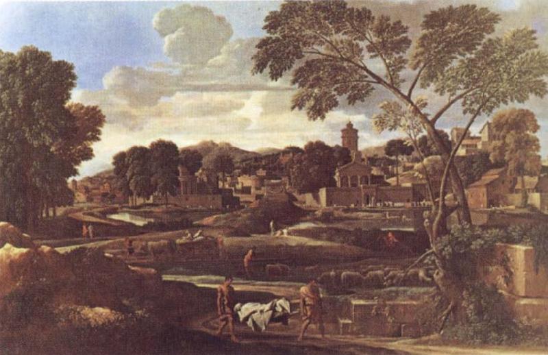 Nicolas Poussin Landscape with the Funeral of Phocion France oil painting art